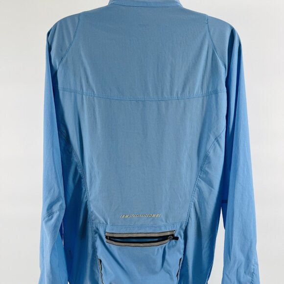 Specialized Cycling Jacket XL Baby Blue Full Zip Sleeves Vest Windbreaker Womens - Picture 5 of 12